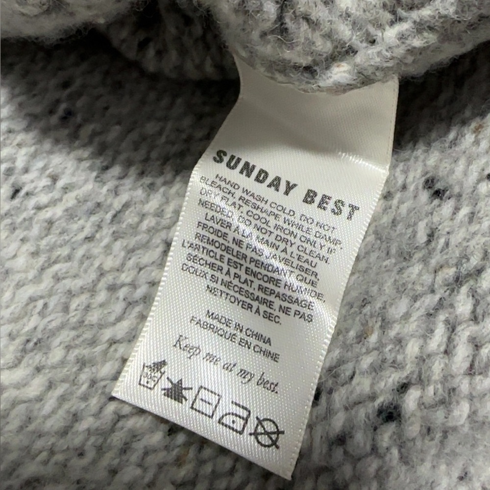 Aritzia Wilfred Free Backyard Cardigan | Heather Grey - Picture 9 of 12